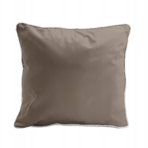 Poszewka bawełniana, MAKOSATYNA, gładka 50 x 60cm TAUPE