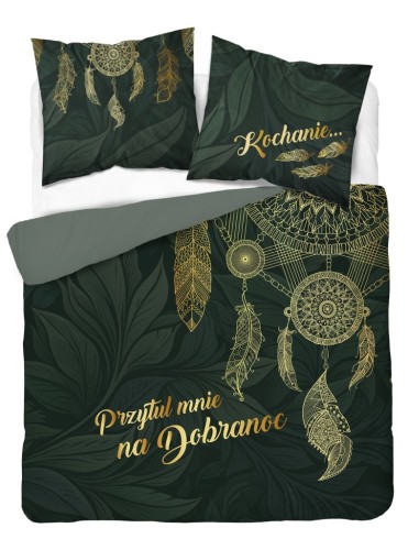 Pościel bawełniana 160x200 + 2x 70x80 komplet Przytul mnie na dobranoc