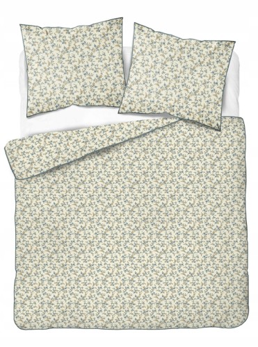 Pościel bawełniana 160x200 Perkal + 2x 70x80 Kwiaty Komplet Premium