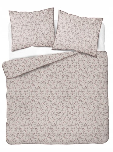 Pościel bawełniana 160x200 Perkal + 2x 70x80 Kwiaty Komplet Premium