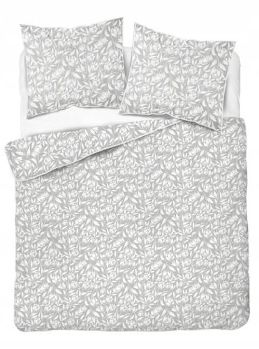 Pościel bawełniana 160x200 Perkal + 2x 70x80 Kwiaty Komplet Premium