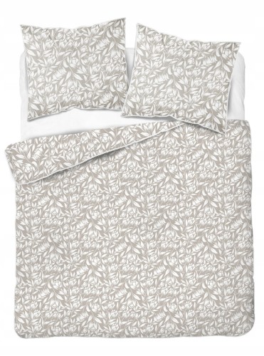 Pościel bawełniana 220x200 Perkal + 2x 70x80 Kwiaty Komplet Premium