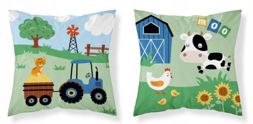 Poszewka Niemowlęca bawełniana 40 x 40cm wesoła farma