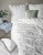 Pościel bawełniana 220x200 Perkal + 2x 70x80 Kwiaty Komplet Premium