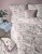 Pościel bawełniana 220x200 Perkal + 2x 70x80 Kwiaty Komplet Premium