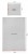 Pościel jednokolorowa srebrna, kołdra 140cmx200cm + 1x poduszka 70cmx80cm