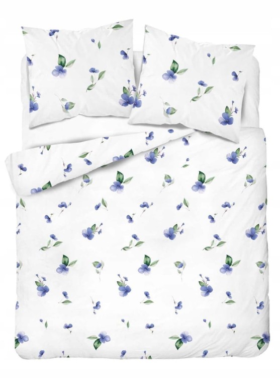 Pościel Bawełniana 160x200 + 2x70x80 Komplet 3cz 100% Bawełna