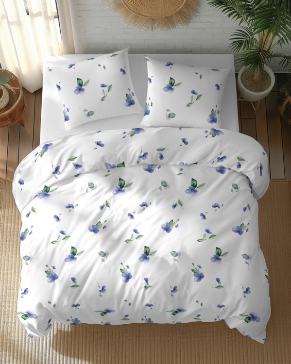 Pościel Bawełniana 160x200 + 2x70x80 Komplet 3cz 100% Bawełna