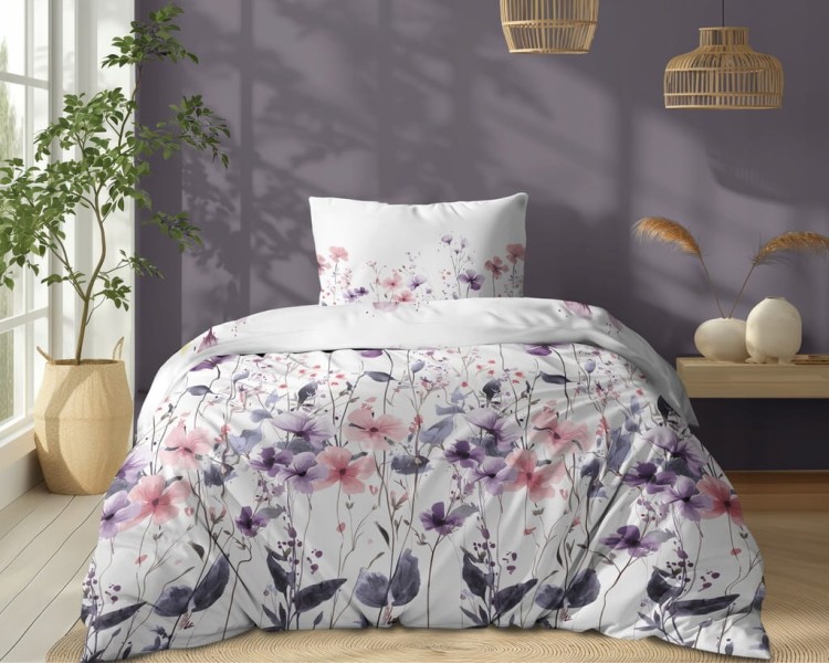 Pościel Bawełniana 220x200 + 2x70x80 Komplet 3cz 100% Bawełna