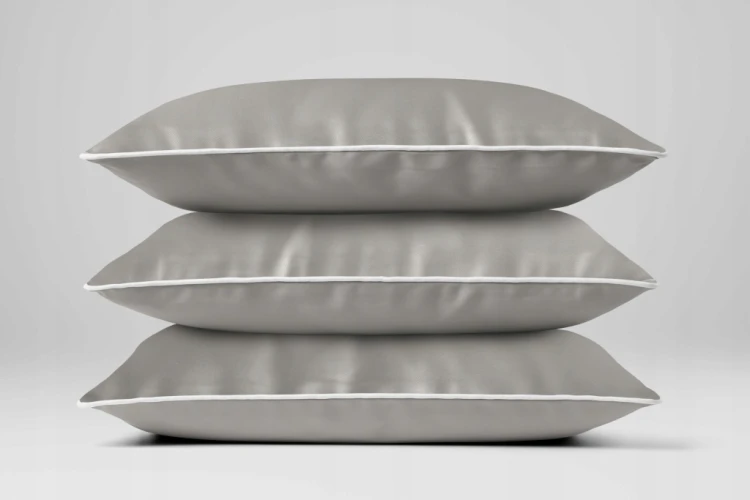 Poszewka bawełniana, MAKOSATYNA, gładka 50 x 60cm Beżowa