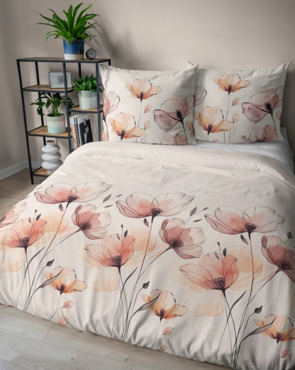 Pościel satynowa bawełna PREMIUM 140x200 + poszewka 70x80