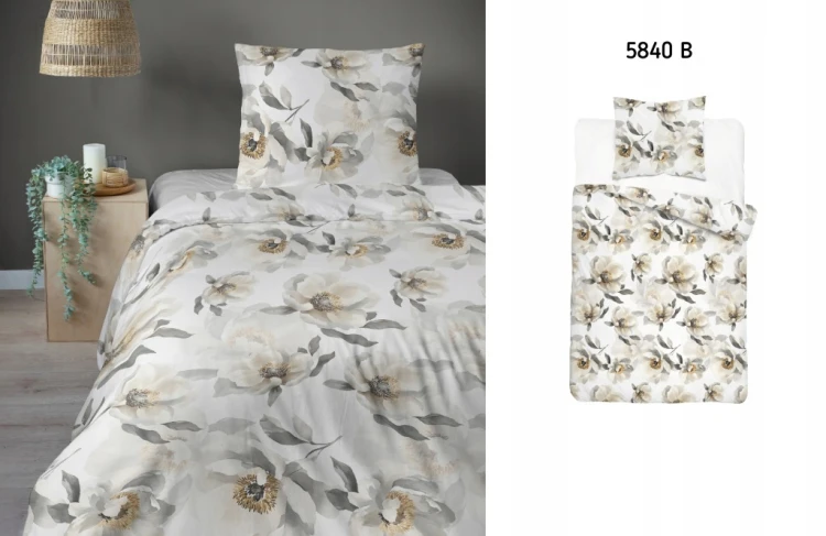 Pościel satynowa bawełna PREMIUM 140x200 + poszewka 70x80