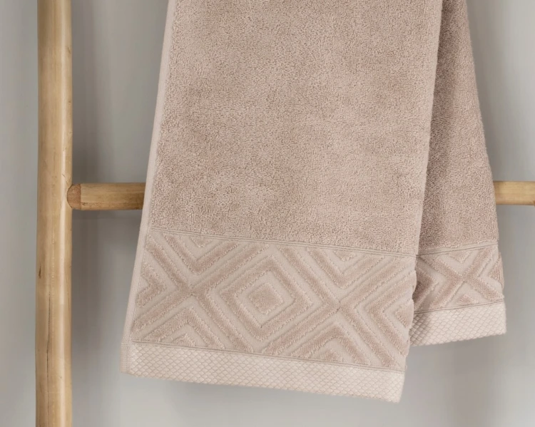 Ręcznik Kąpielowy PAULA 70x140 cm | 100% Bawełna | 550 g/m² | kolor Perłowy