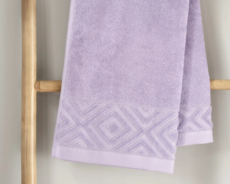 Ręcznik Kąpielowy PAULA 70x140 cm | 100% Bawełna | 550 g/m² | kolor Lila