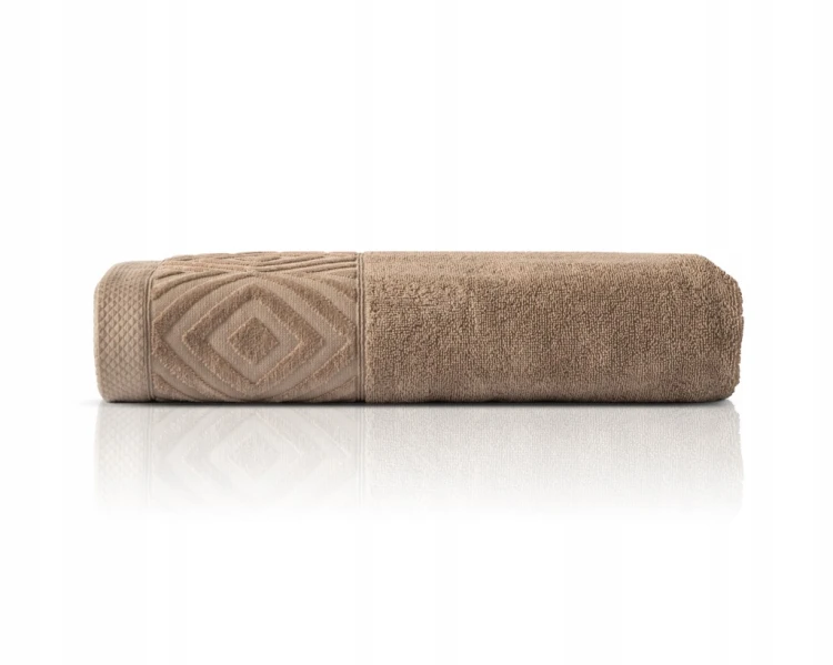 Ręcznik Kąpielowy PAULA 70x140 cm | 100% Bawełna | 550 g/m² | kolor Taupe