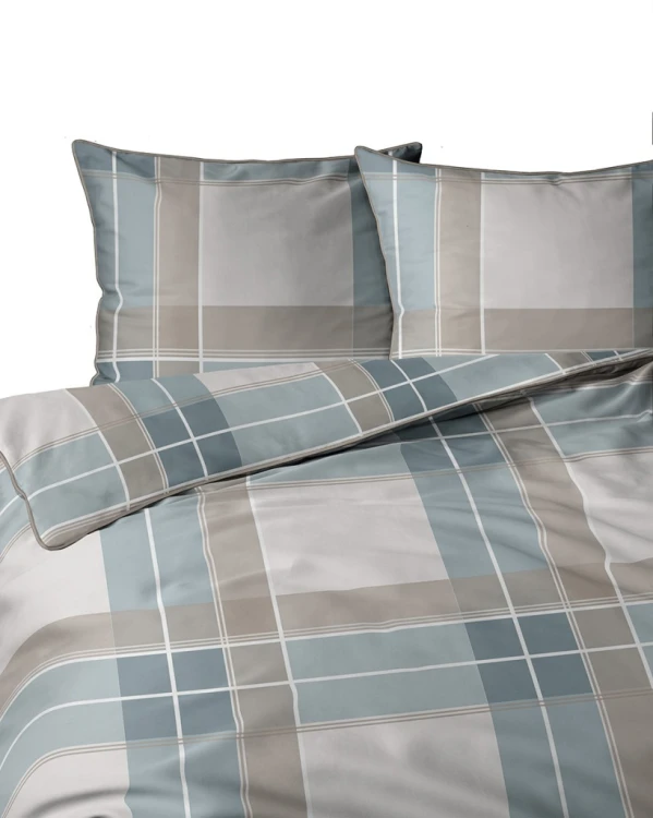 Pościel bawełniana 220x200 Perkal + 2x 70x80 Kwiaty Komplet Premium