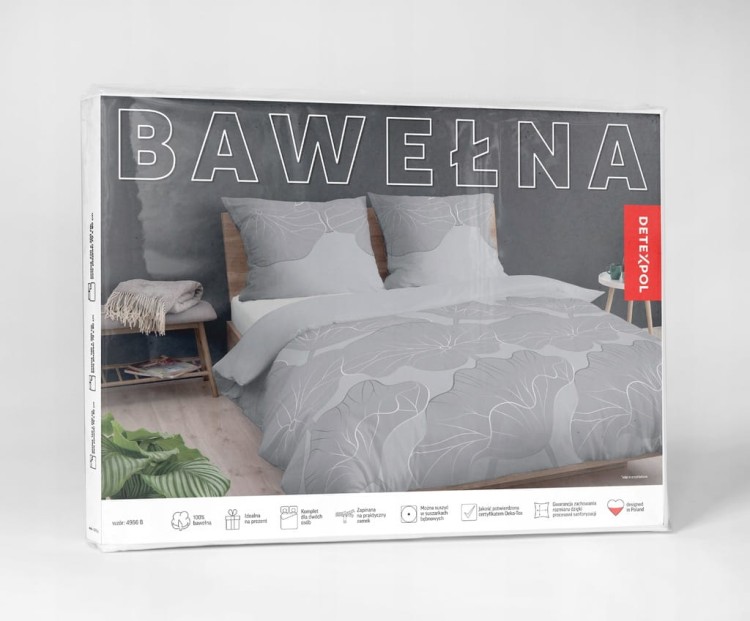 Pościel BAWEŁNA, kołdra 220cm x 200cm + 2x poduszka 70cm x 80cm