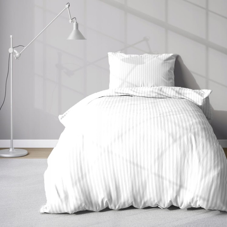 Pościel Detexpol PURE BIAŁA, kołdra 180cmx200cm + 2x poduszka 70cmx80cm