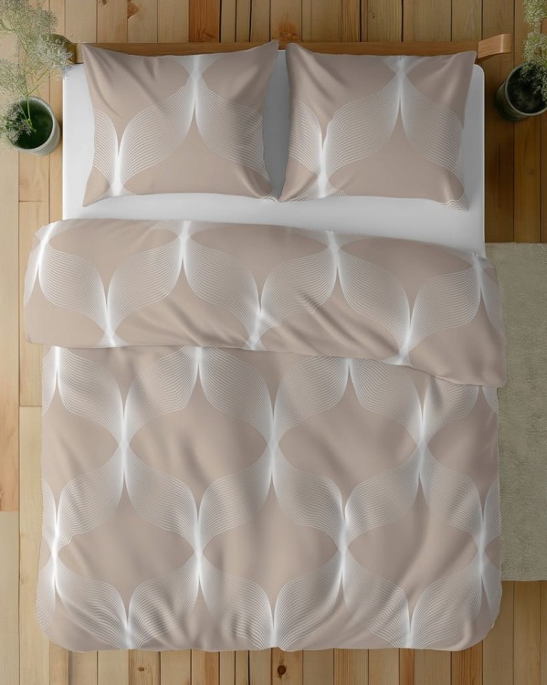 Pościel BAWEŁNA, kołdra 220cm x 200cm + 2x poduszka 70cm x 80cm KWIATY