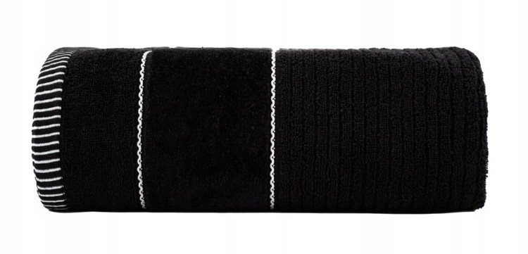 Ręcznik 100 % BAWEŁNA 70cm x 140cm CZARNY