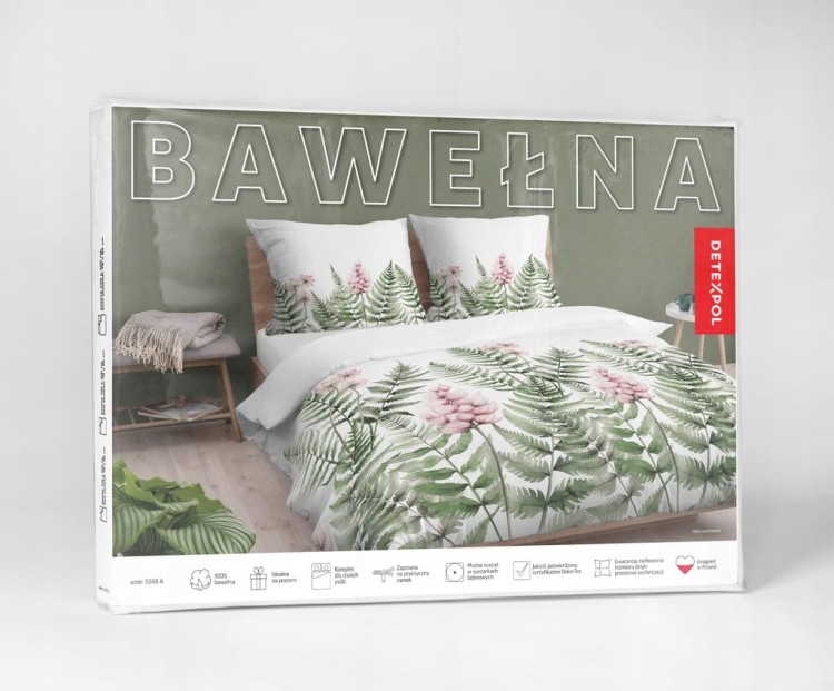 Pościel BAWEŁNA, kołdra 140cm x 200cm + 1x poduszka 70cm x 80cm