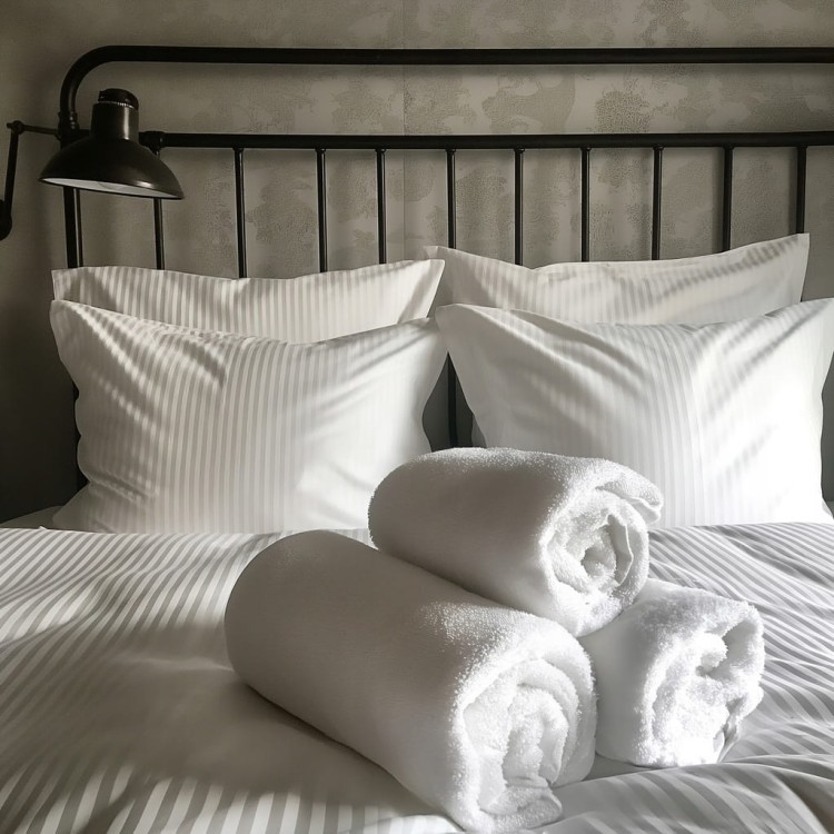 Ręcznik HOTELOWY 100 % BAWEŁNA 50cm x 100cm BIAŁY