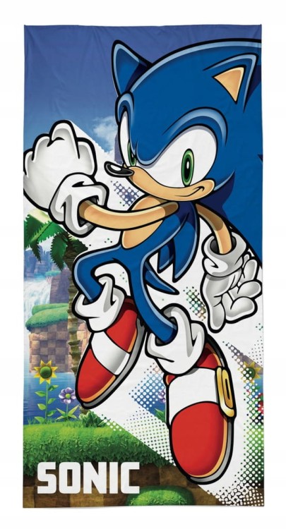 Ręcznik kąpielowy Super Sonic 70x140 Bawełna Oryginalna licencja
