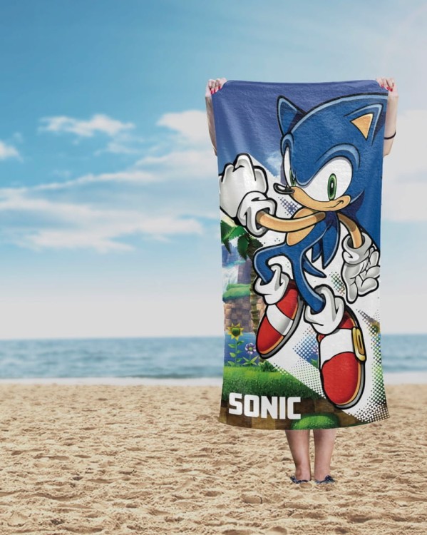 Ręcznik kąpielowy Super Sonic 70x140 Bawełna Oryginalna licencja