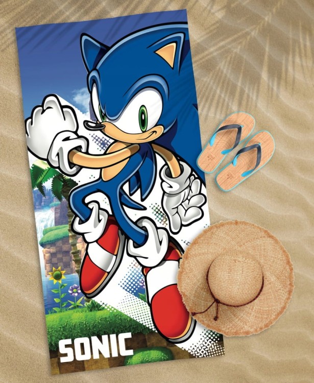 Ręcznik kąpielowy Super Sonic 70x140 Bawełna Oryginalna licencja