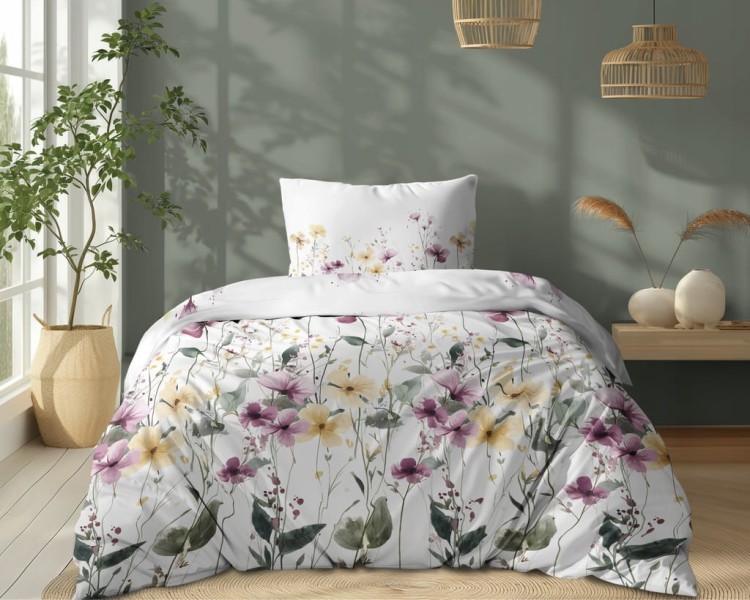 Pościel Bawełniana 140x200 + 1x70x80 Komplet 2cz 100% Bawełna
