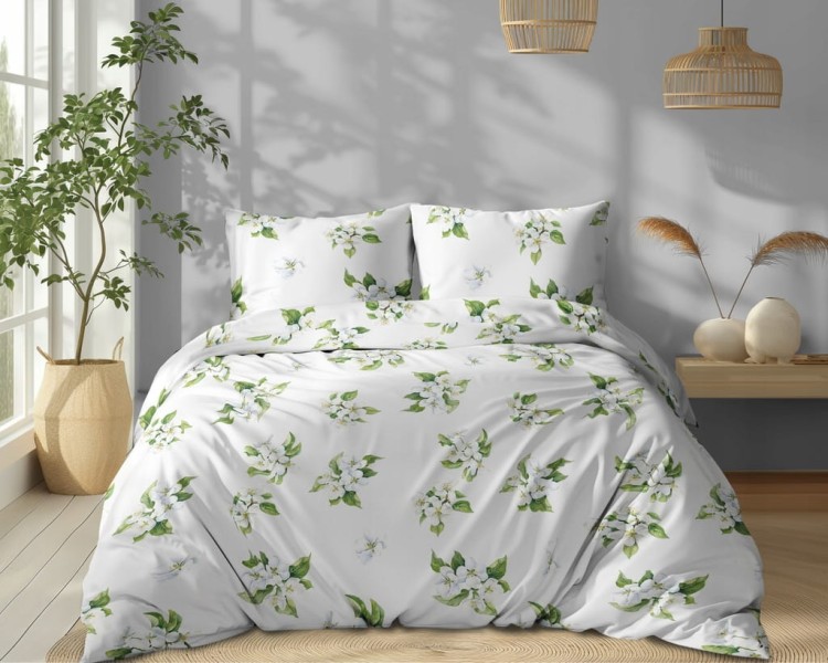 Pościel Bawełniana 160x200 + 2x70x80 Komplet 3cz 100% Bawełna