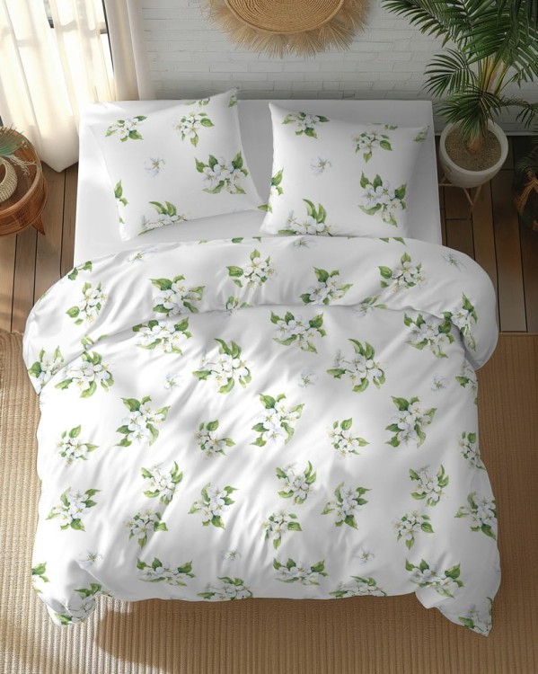 Pościel Bawełniana 160x200 + 2x70x80 Komplet 3cz 100% Bawełna