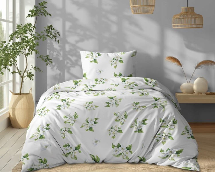 Pościel Bawełniana 160x200 + 2x70x80 Komplet 3cz 100% Bawełna