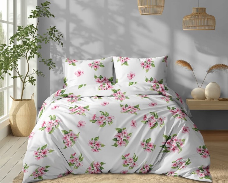 Pościel Bawełniana 160x200 + 2x70x80 Komplet 3cz 100% Bawełna