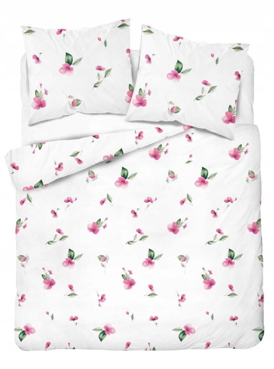 Pościel Bawełniana 160x200 + 2x70x80 Komplet 3cz 100% Bawełna