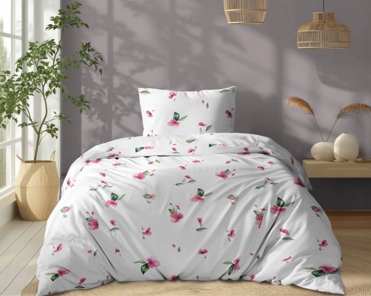 Pościel Bawełniana 160x200 + 2x70x80 Komplet 3cz 100% Bawełna