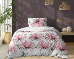 Pościel Bawełniana 160x200 + 2x70x80 Komplet 3cz 100% Bawełna