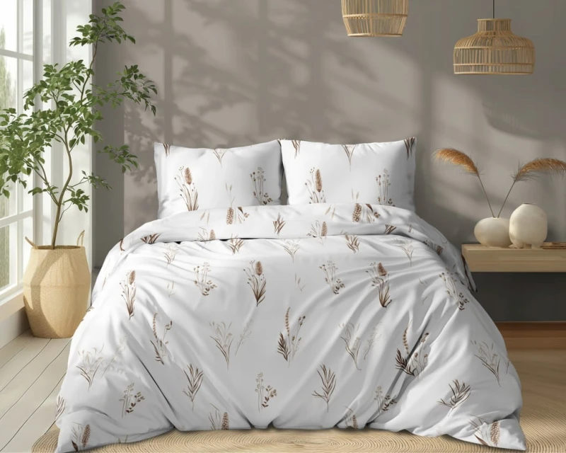 Pościel Bawełniana 160x200 + 2x70x80 Komplet 3cz 100% Bawełna