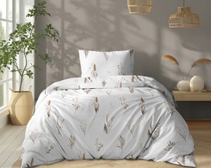 Pościel Bawełniana 160x200 + 2x70x80 Komplet 3cz 100% Bawełna