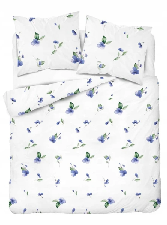 Pościel Bawełniana 160x200 + 2x70x80 Komplet 3cz 100% Bawełna