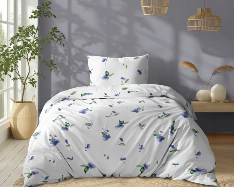 Pościel Bawełniana 160x200 + 2x70x80 Komplet 3cz 100% Bawełna