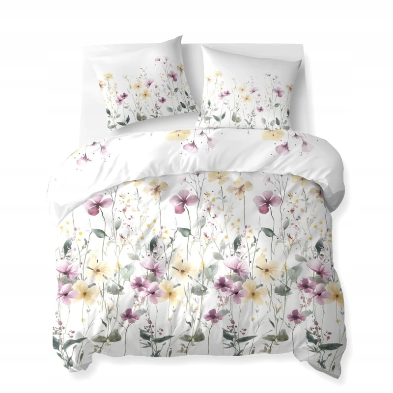 Pościel Bawełniana 160x200 + 2x70x80 Komplet 3cz 100% Bawełna