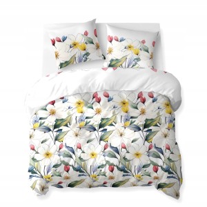 Pościel Bawełniana 220x200 + 2x70x80 Komplet 3cz 100% Bawełna