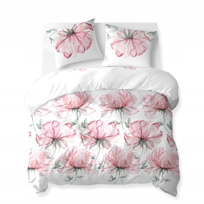 Pościel Bawełniana 220x200 + 2x70x80 Komplet 3cz 100% Bawełna