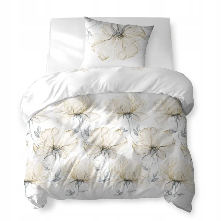Pościel Bawełniana 220x200 + 2x70x80 Komplet 3cz 100% Bawełna