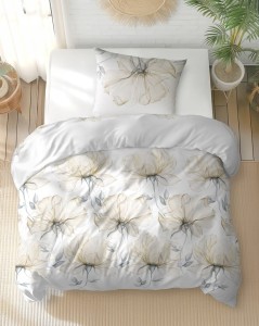 Pościel Bawełniana 220x200 + 2x70x80 Komplet 3cz 100% Bawełna