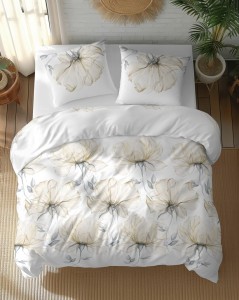Pościel Bawełniana 220x200 + 2x70x80 Komplet 3cz 100% Bawełna