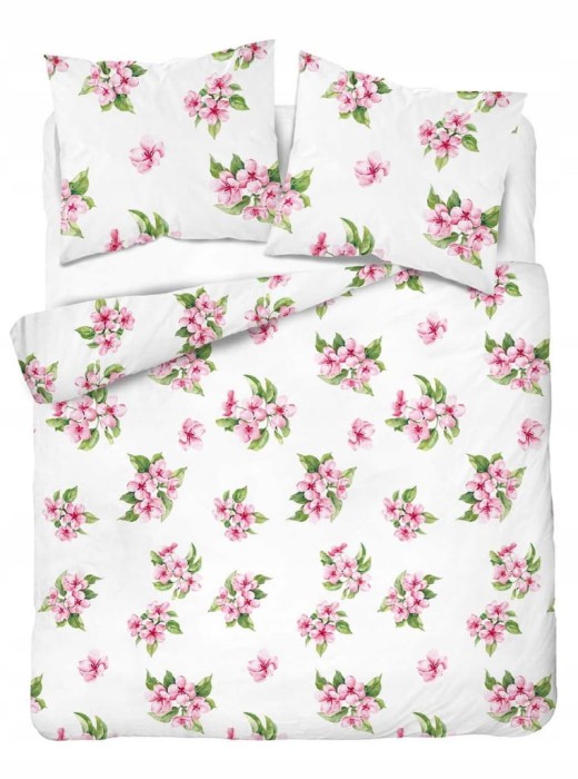 Pościel Bawełniana 220x200 + 2x70x80 Komplet 3cz 100% Bawełna