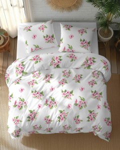 Pościel Bawełniana 220x200 + 2x70x80 Komplet 3cz 100% Bawełna