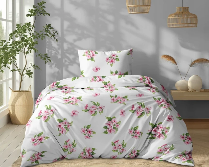 Pościel Bawełniana 220x200 + 2x70x80 Komplet 3cz 100% Bawełna
